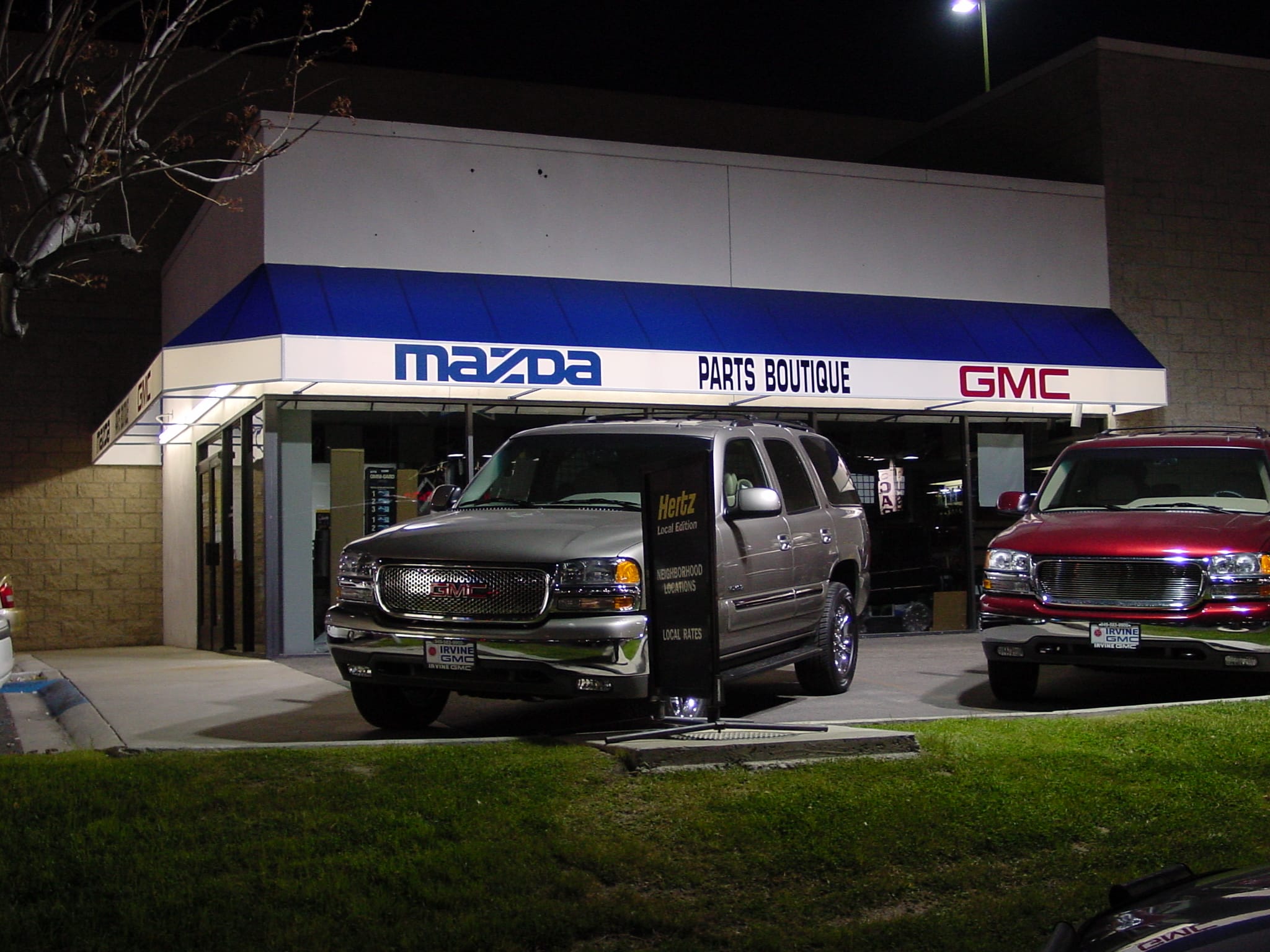 backlit awnings banner