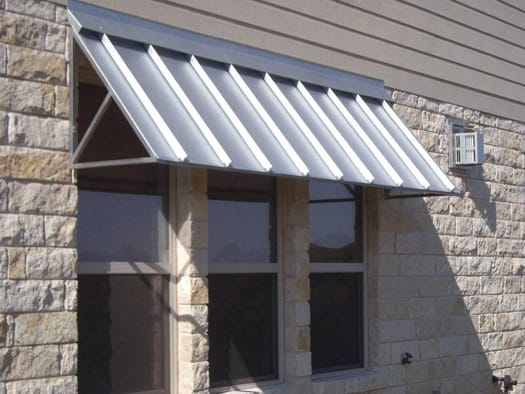 metal awnings