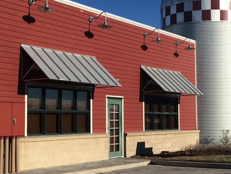 metal awnings