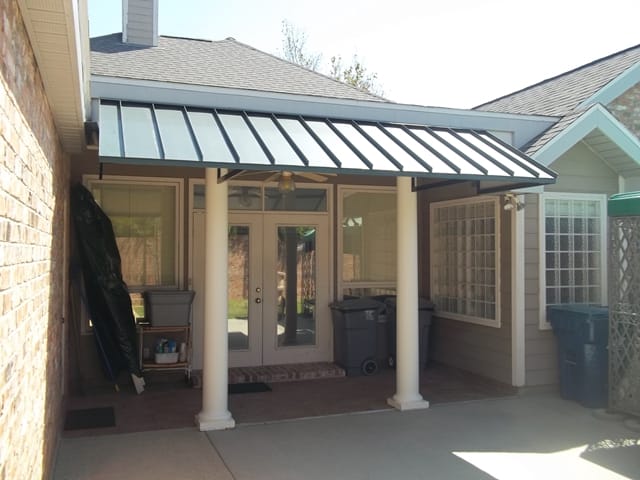 metal awnings