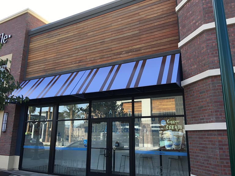 commercial awnings